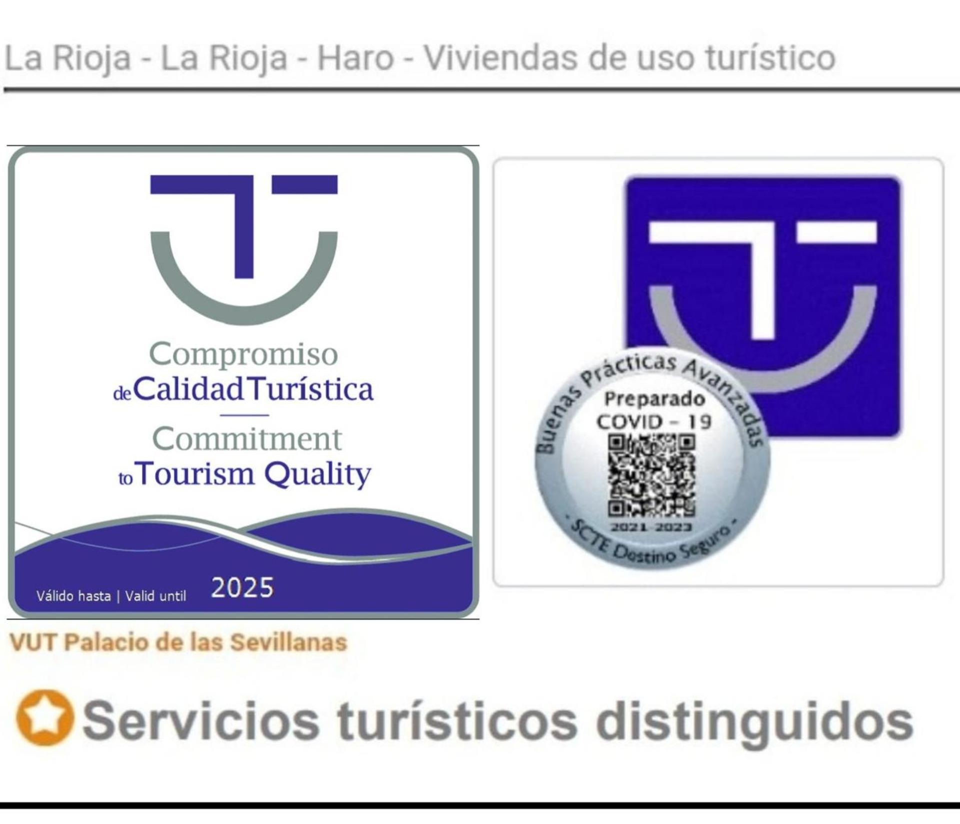 Apartamento Palacio De Las Sevillanas Haro Eksteriør billede